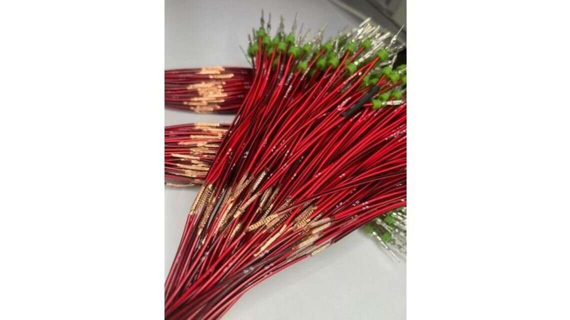 Ultrasonically welded copper strands
