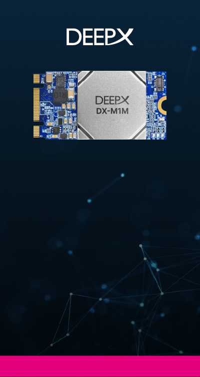 Kompakter Edge-AI Beschleuniger von DeepX